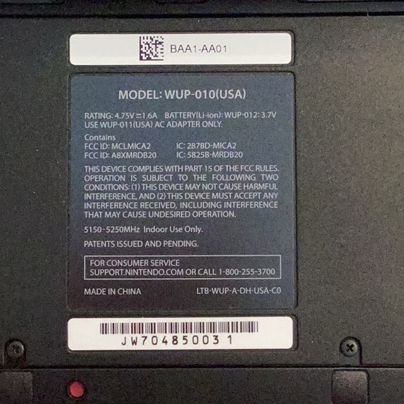 Nintendo Wii U Console 32GB & 2 Games & Gamepad WUP-010 Zelda System Black - Picture 8 of 15